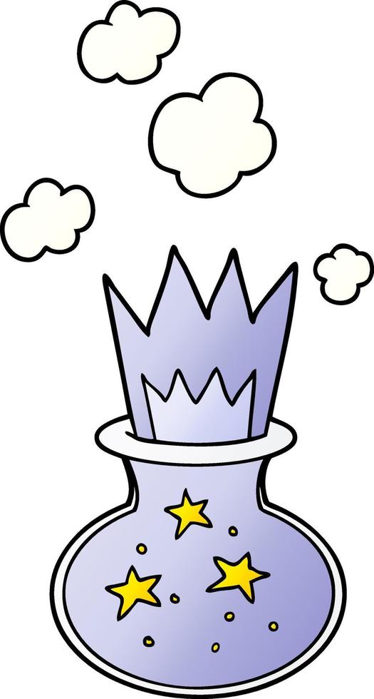 cartoon magic potion vector