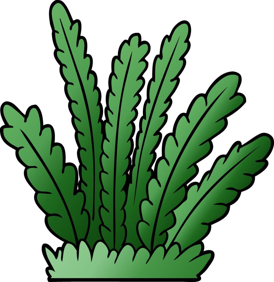 cartoon growing plants vector