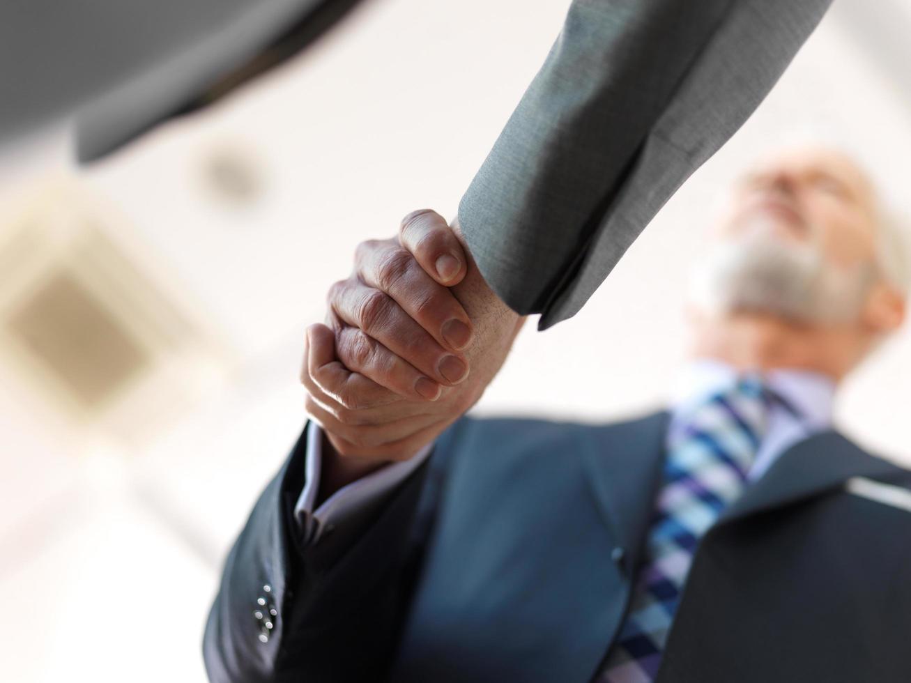 business partners view photo