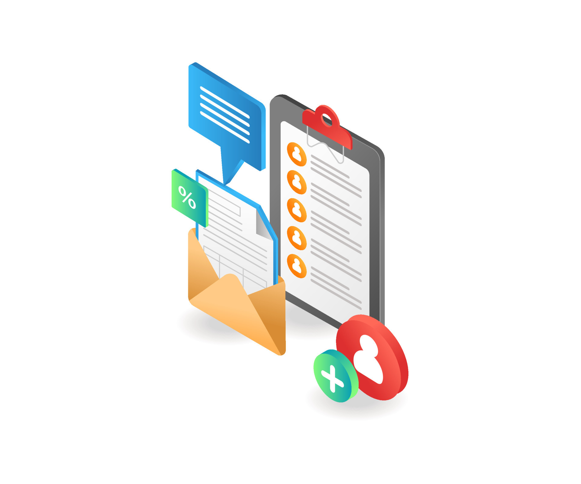 Survey team data records 12444013 Vector Art at Vecteezy