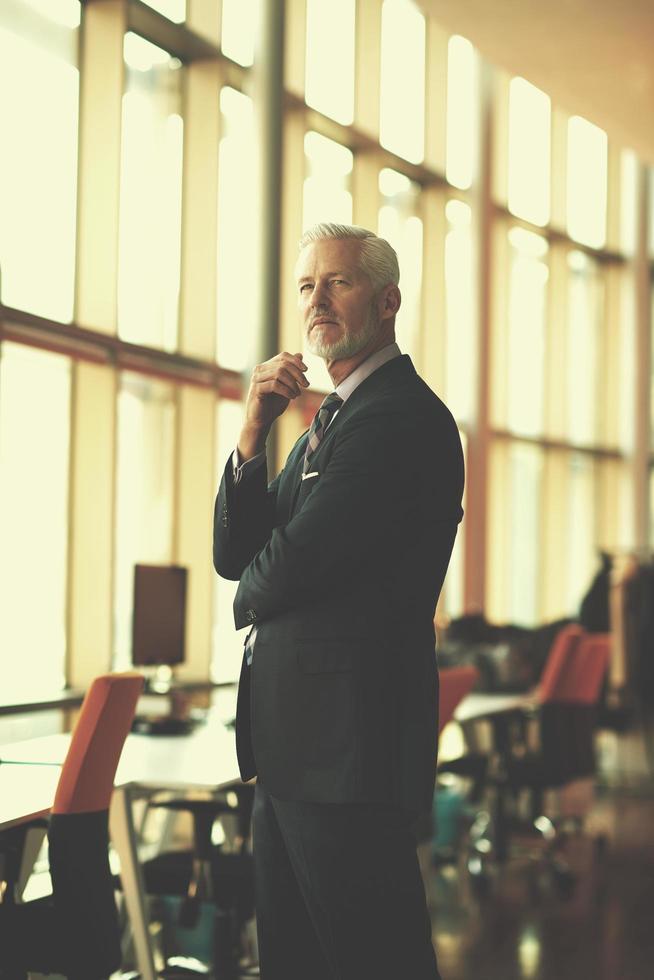 senior business man portrait photo
