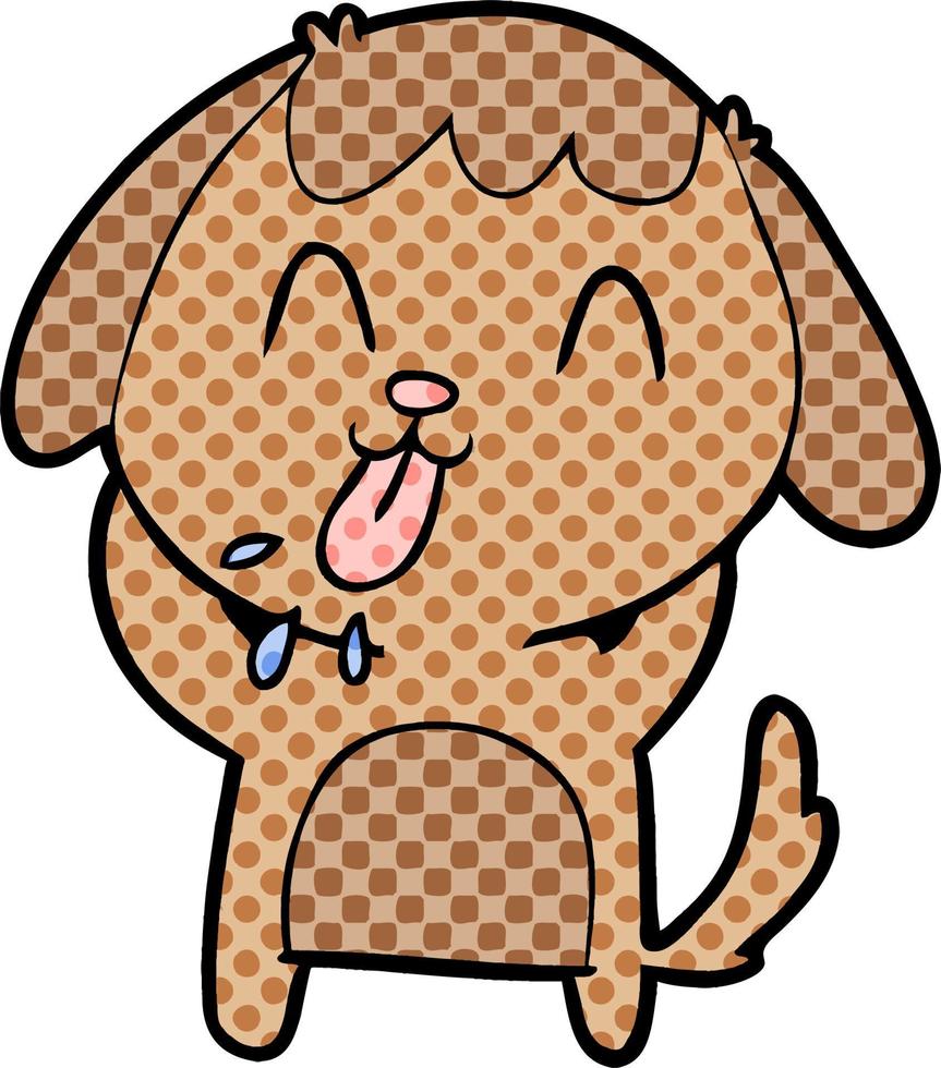 cute cartoon dog vector