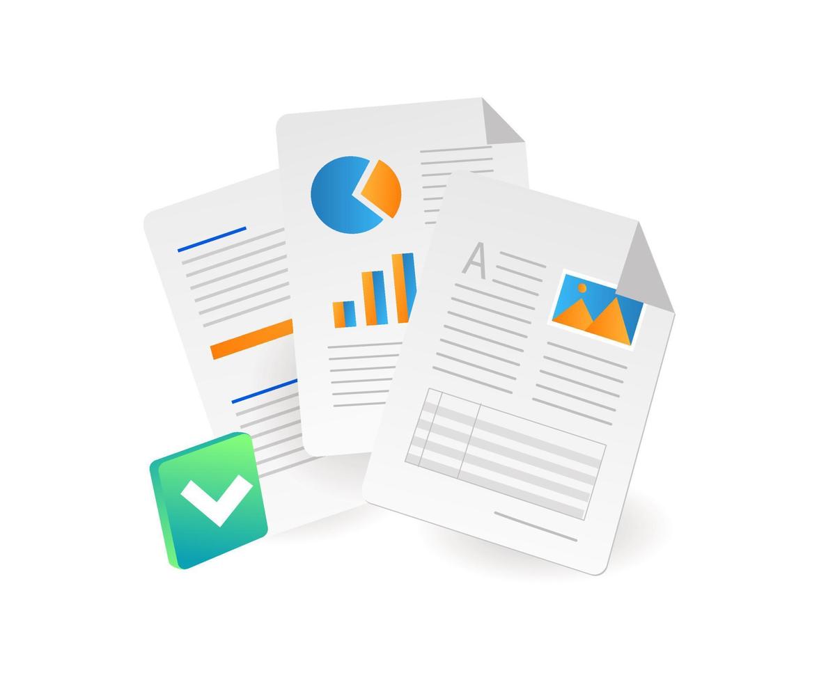 True business report vector