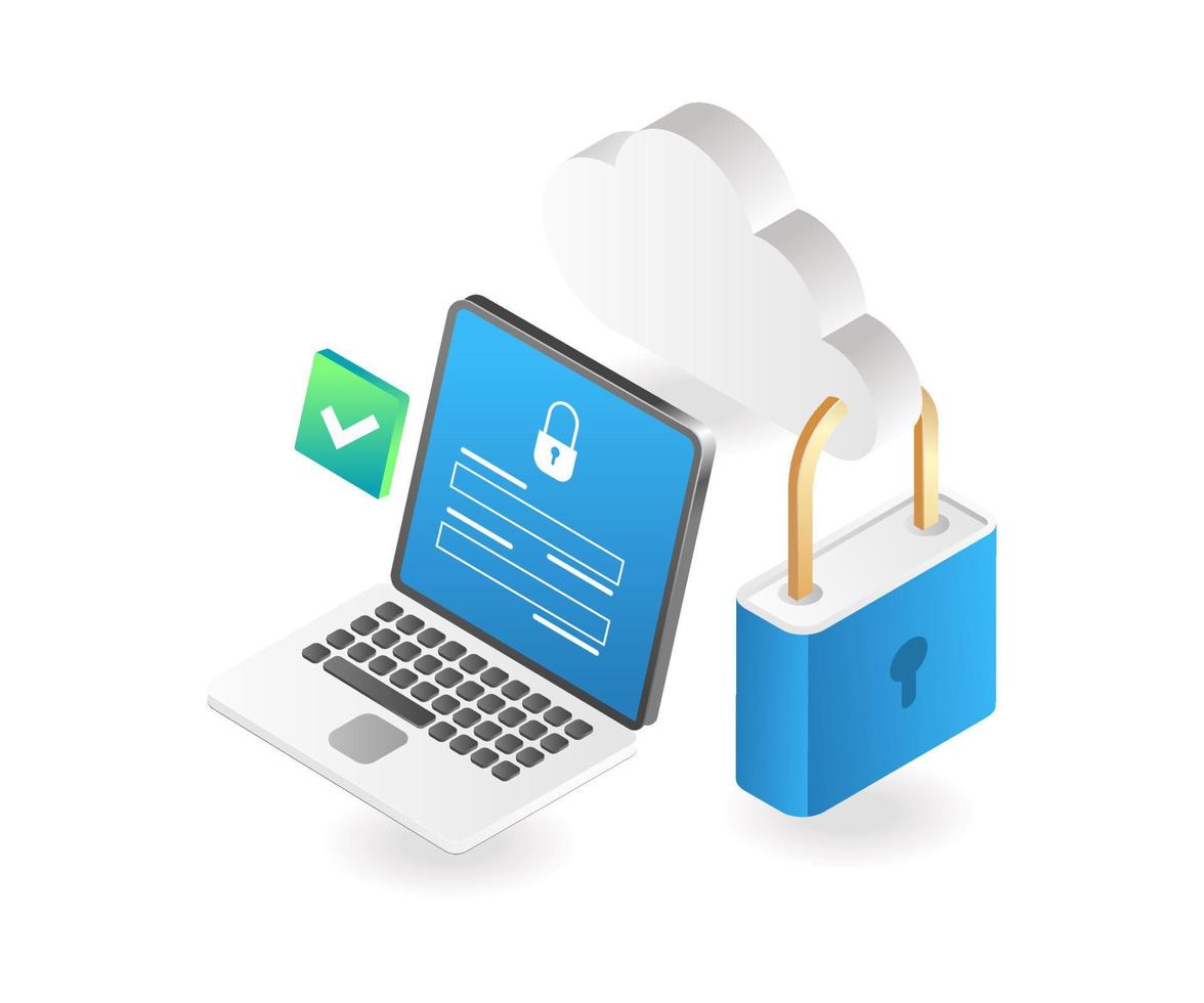 Key server cloud private account vector