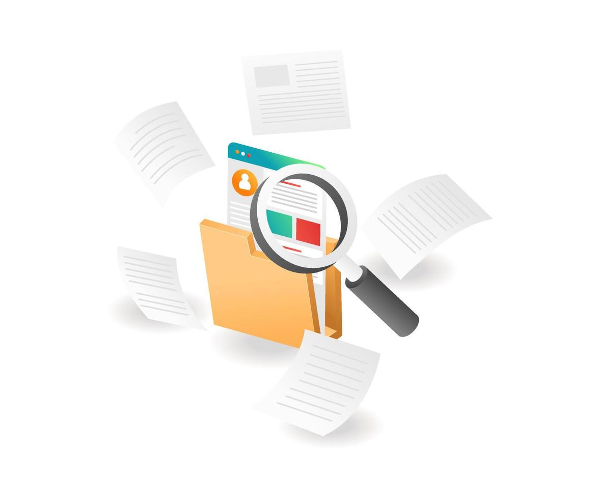 Searching for data in a folder vector