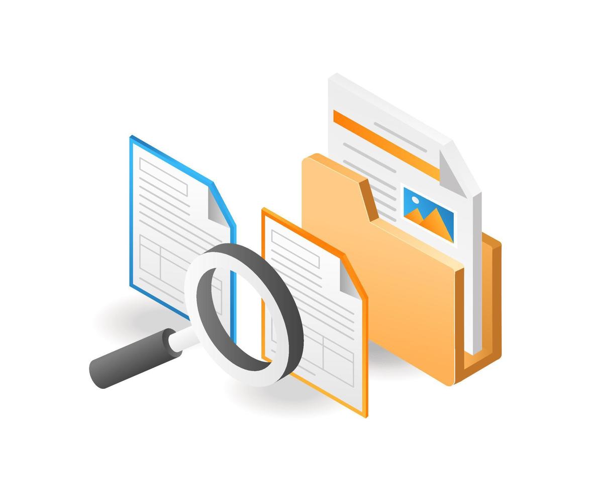 Choose search folder data vector