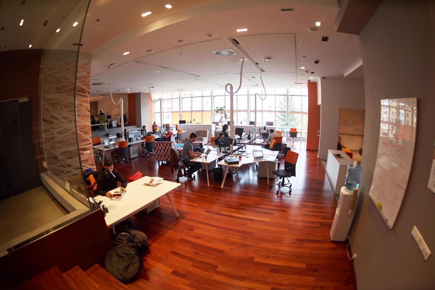 startup business people group at office photo