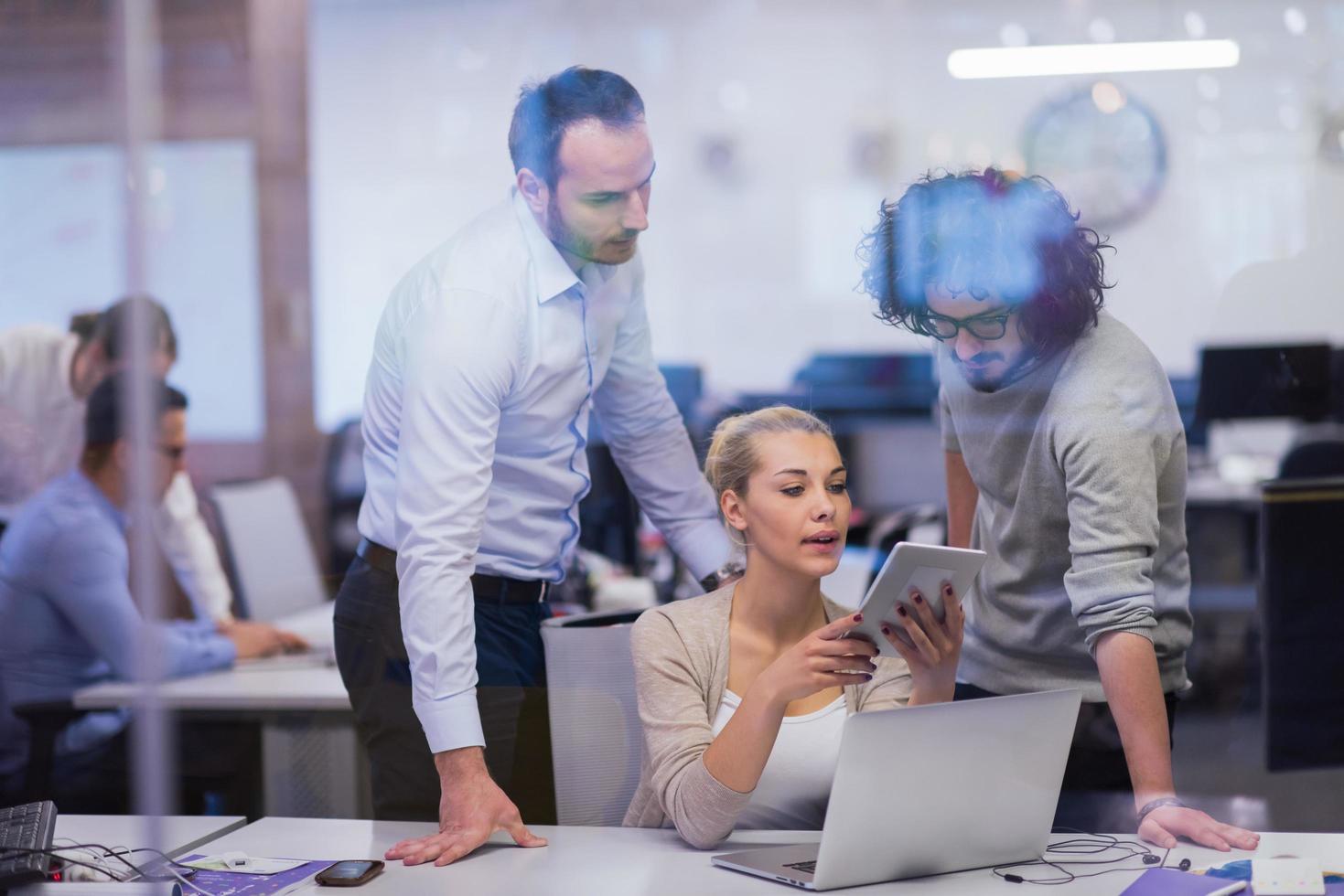 Portrait of successful Business people photo