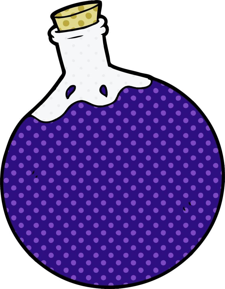 halloween potion cartoon vector