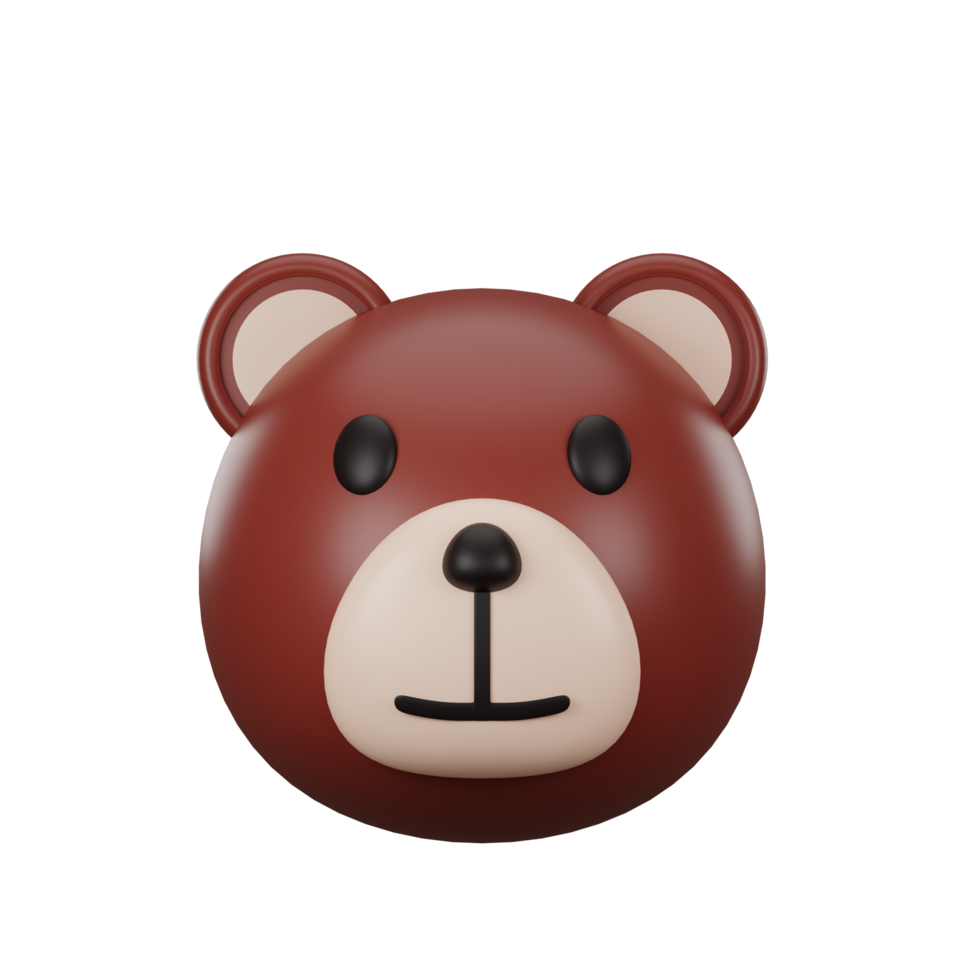 3d avatar oso chico png