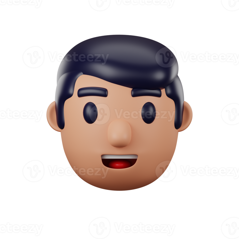 3d illustratie avatar profiel Mens png