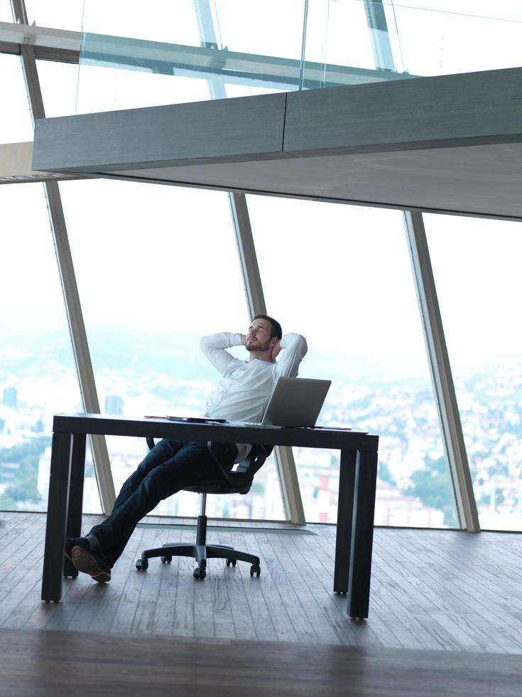 young business man at office photo