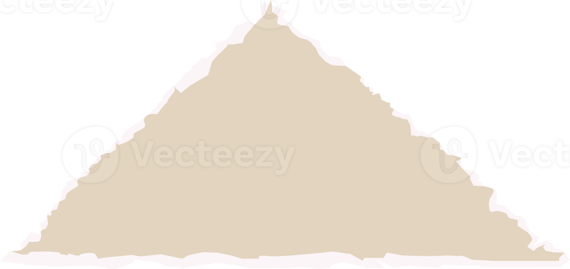 élément de triangle de papier png