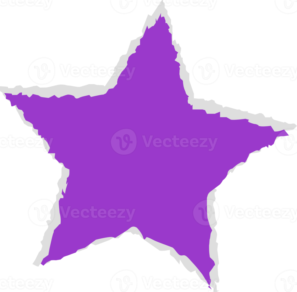 paper star element png