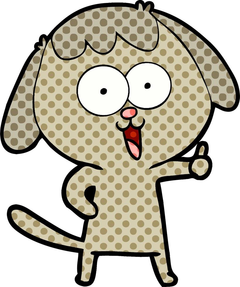 cute cartoon dog vector