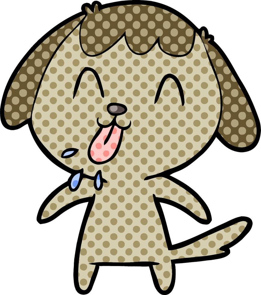cute cartoon dog vector