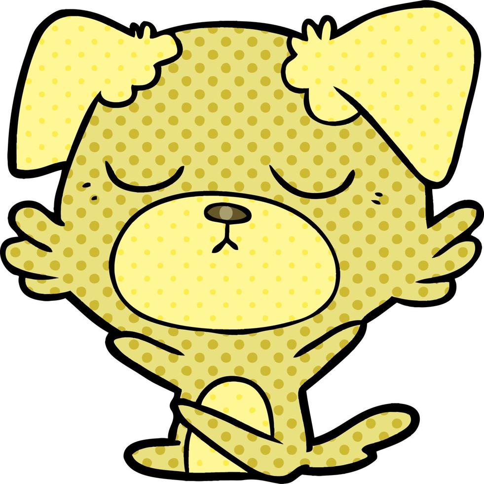 cute cartoon dog vector