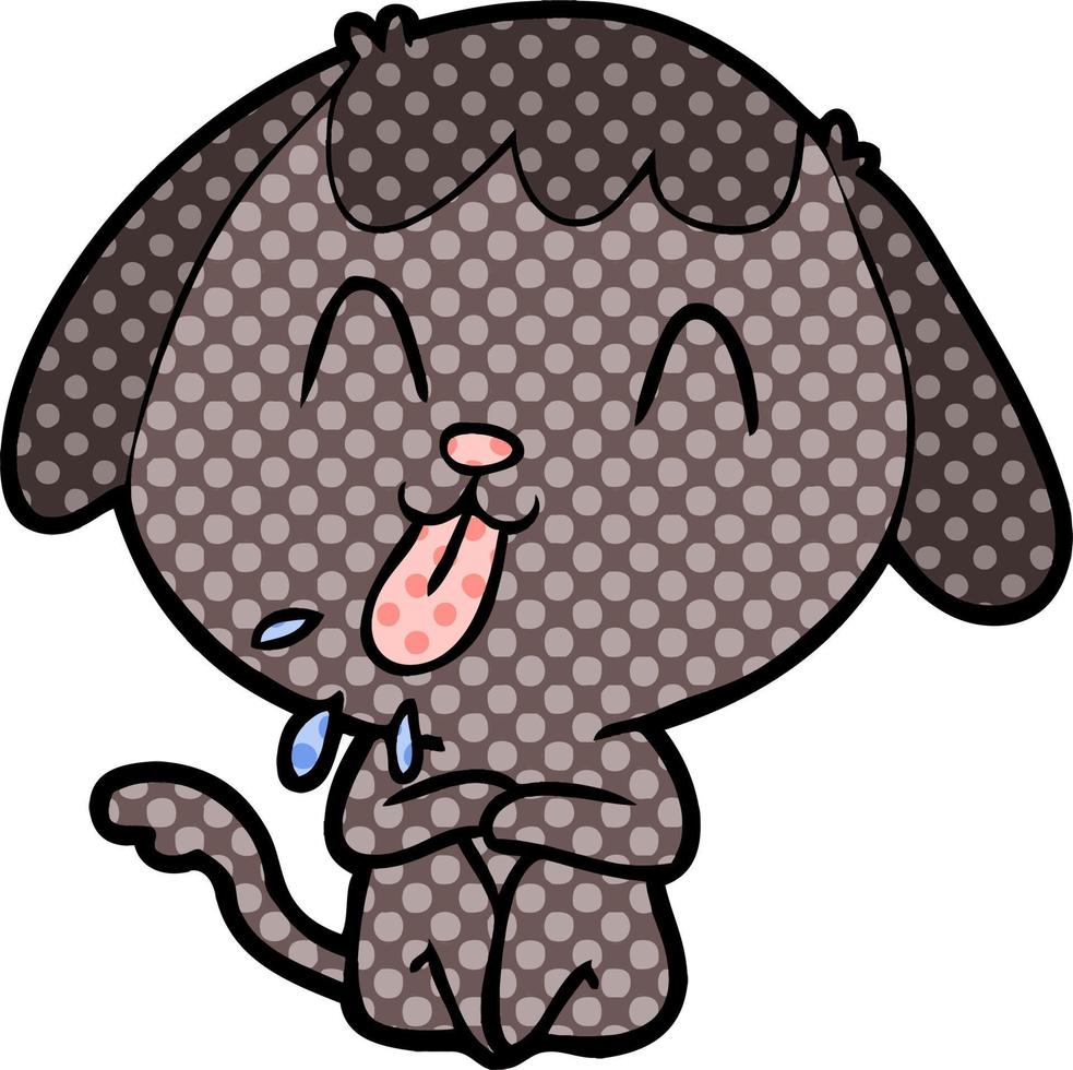 cute cartoon dog vector