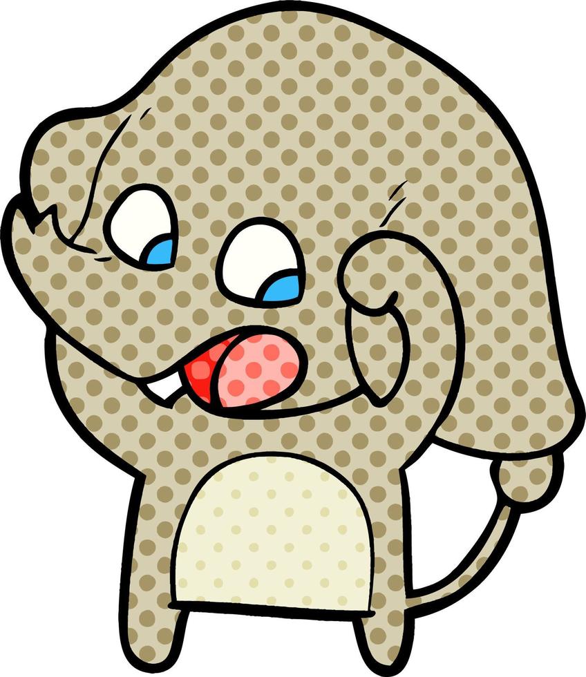 cute cartoon elephant vector