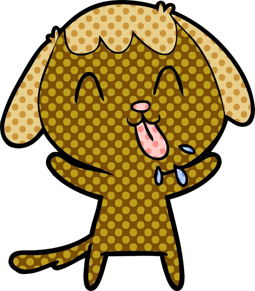 cute cartoon dog vector