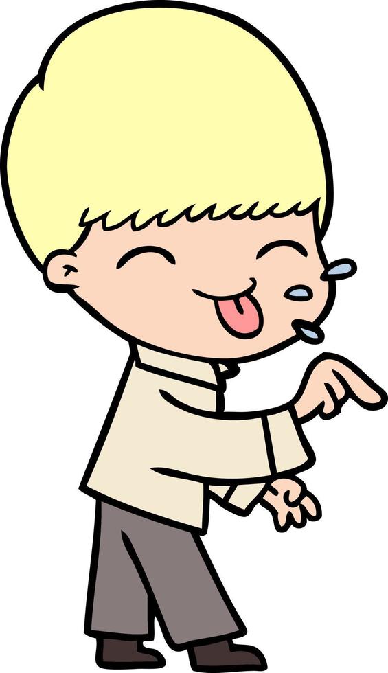 Vector cartoon boy
