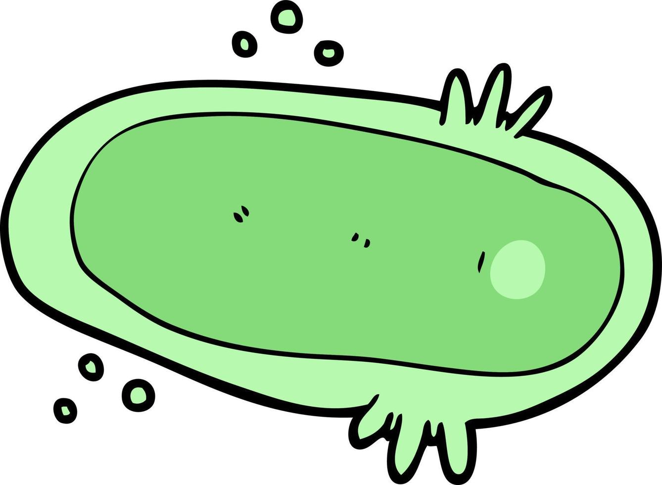 Vector cartoon amoeba