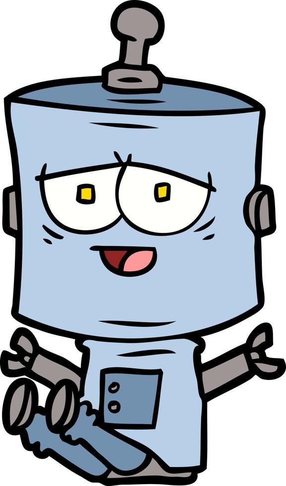 cartoon character robot vector
