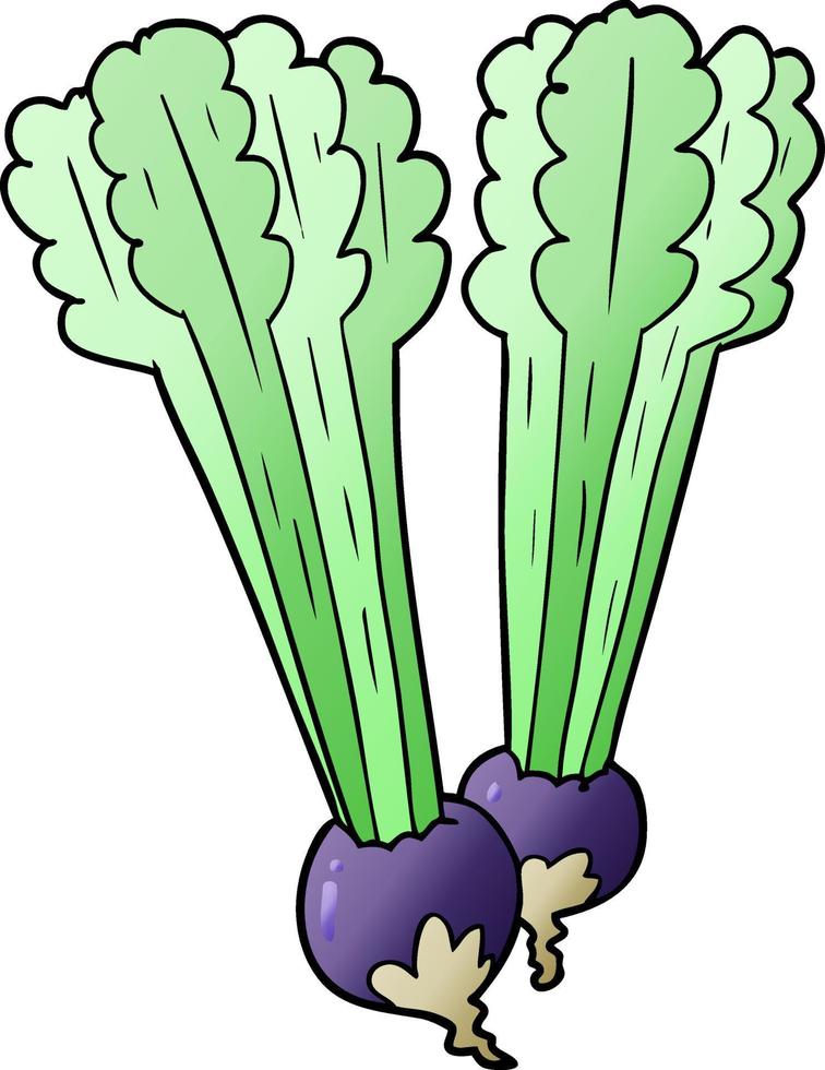 flat color style cartoon beetroots vector