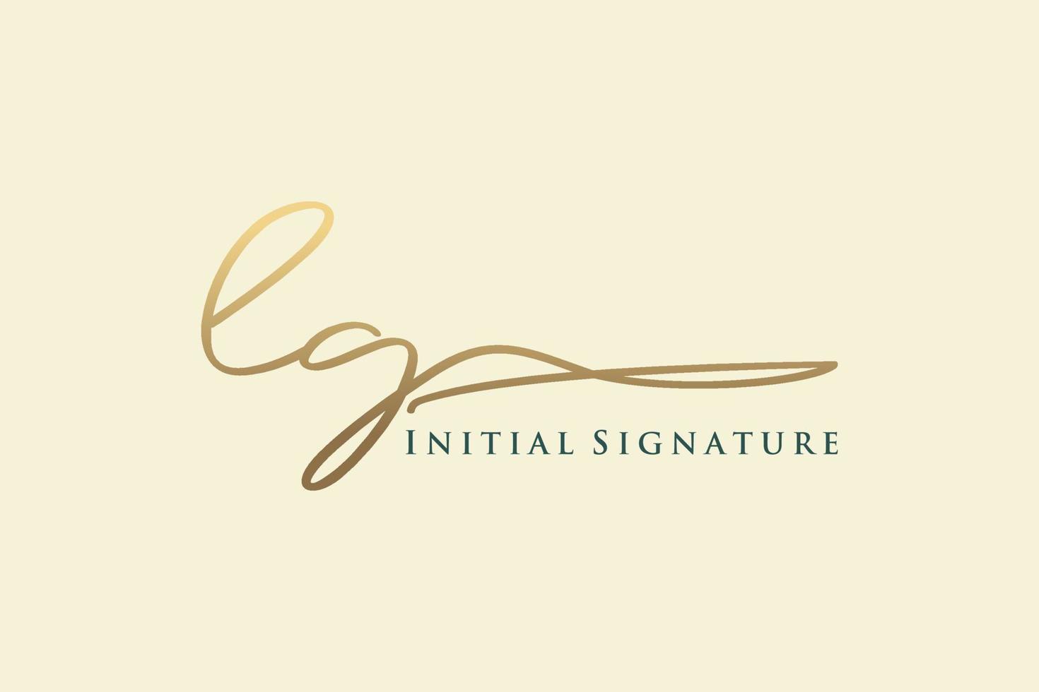 Initial LG Letter Signature Logo Template elegant design logo. Hand drawn Calligraphy lettering Vector illustration.