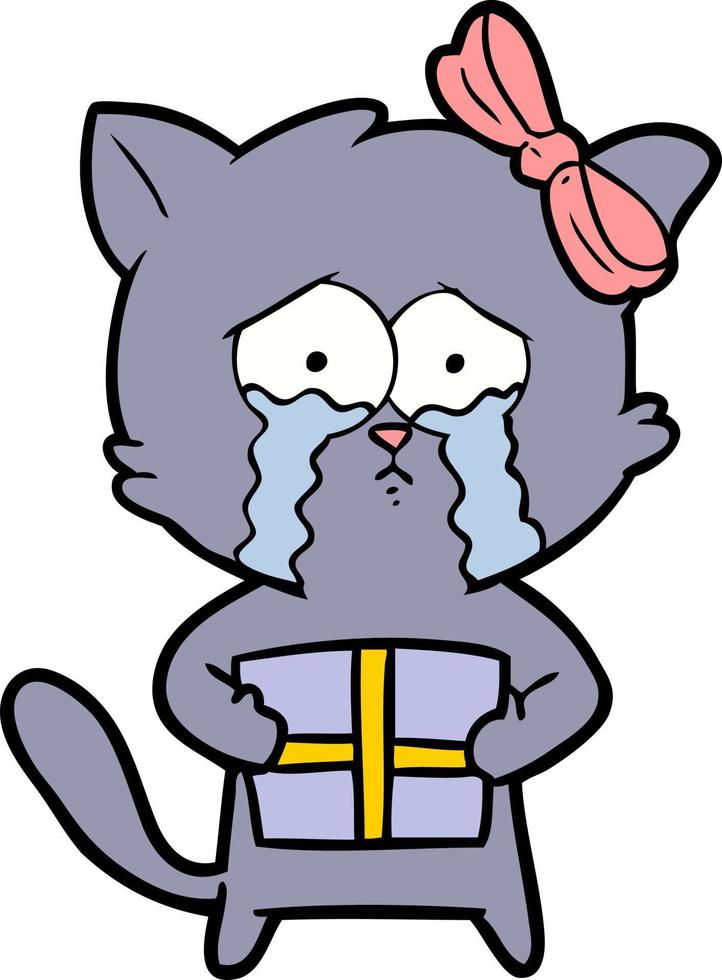 Vector cartoon cat