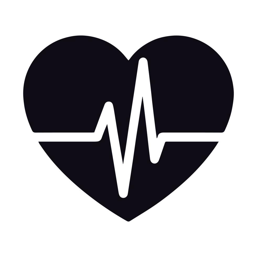 heart rate icon vector design
