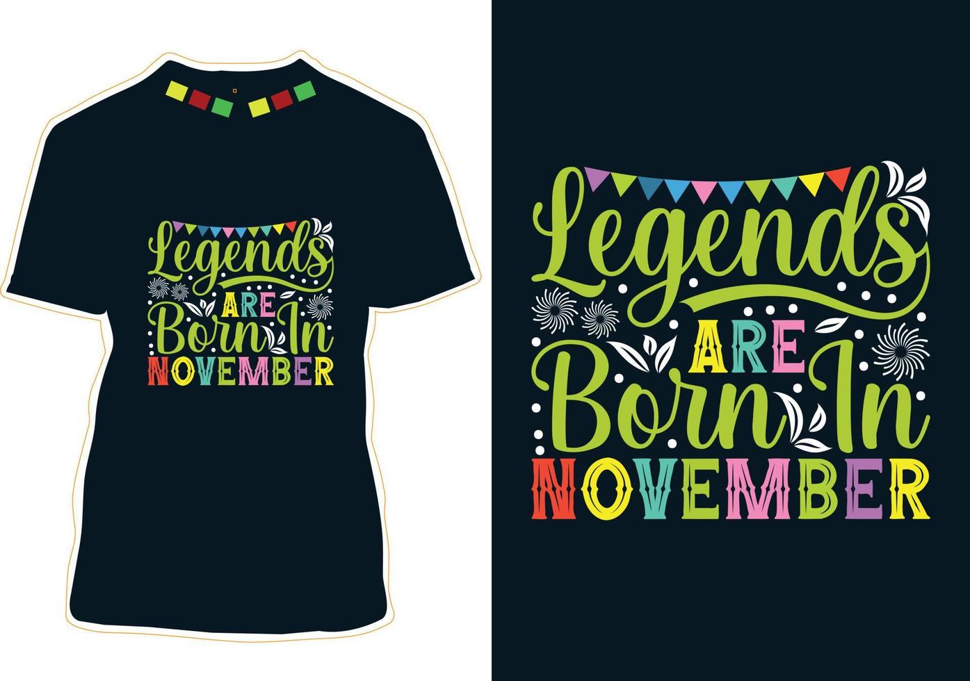 Happy Birthday T-shirt Design vector
