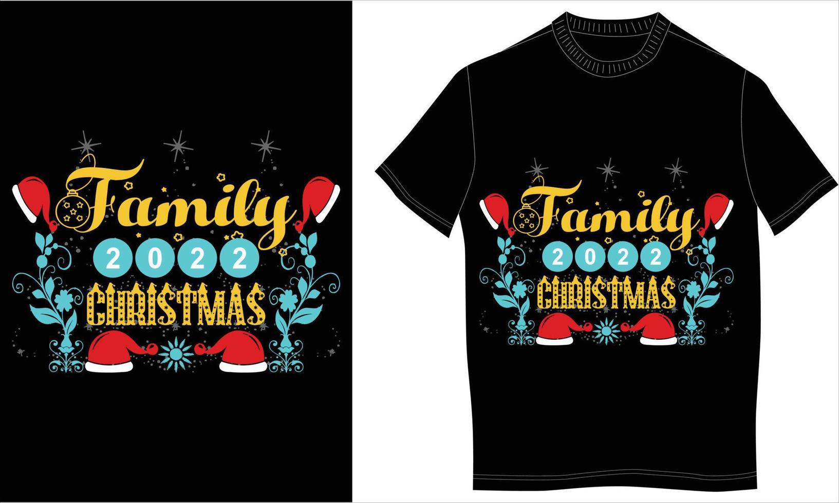 Tshirt design christmas vector