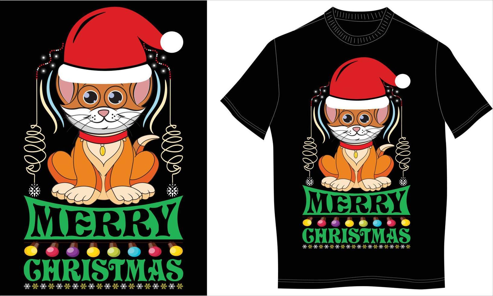 Tshirt design christmas vector