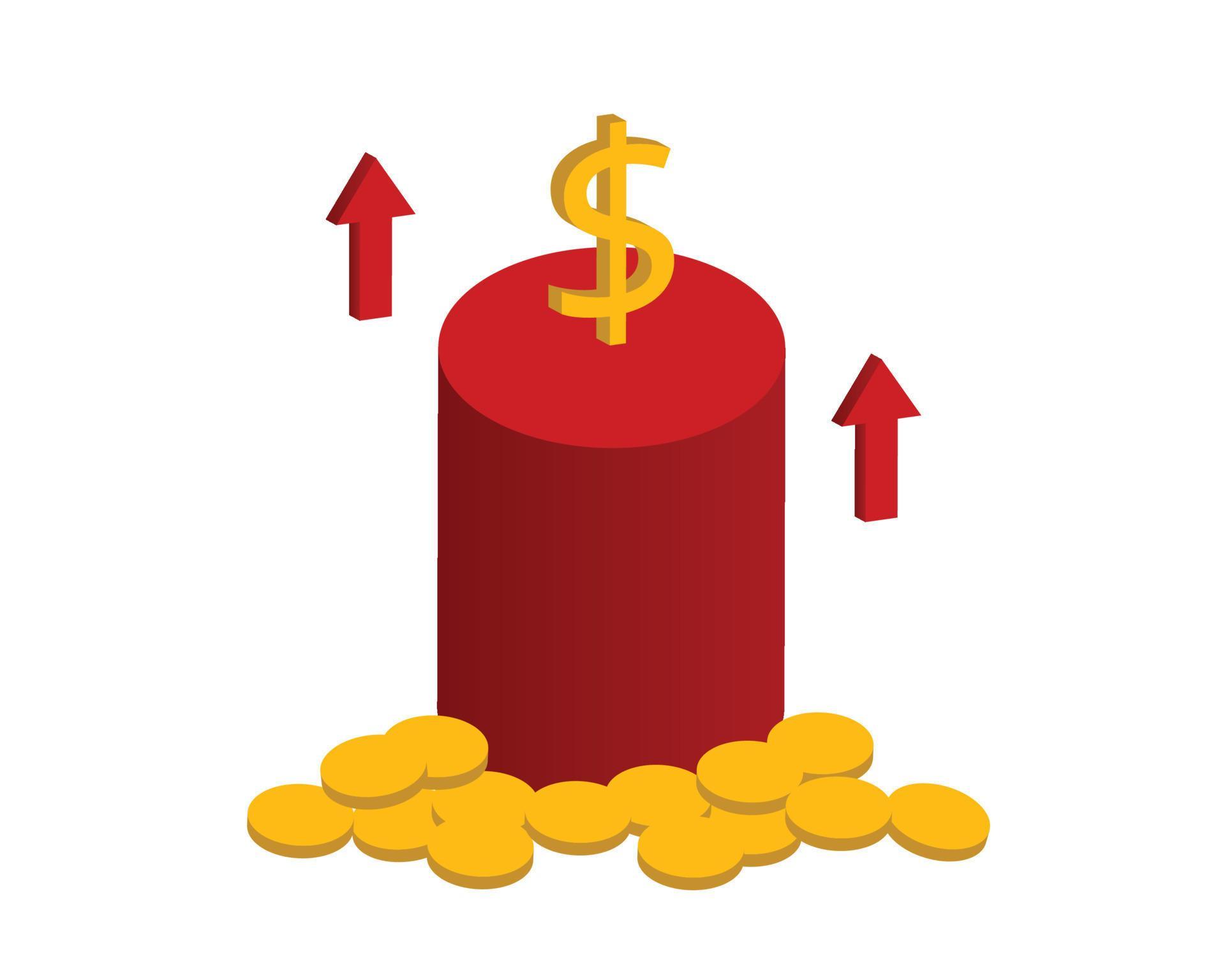 High USD Exchange Rate Due To Recession Economy Crisis 12464202 Vector high-usd-exchange-rate-due-to-recession-economy-crisis-12464202-vector