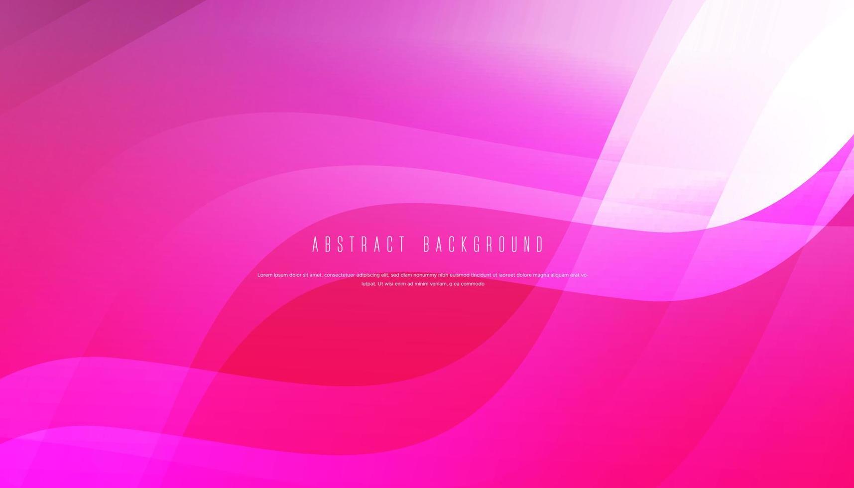 abstract wave background with soft pink color template vector
