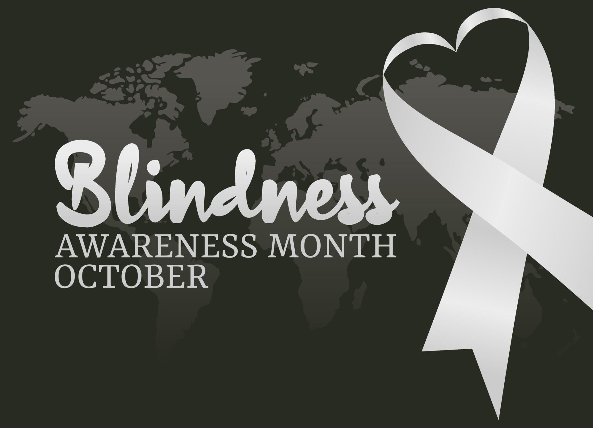 vector graphic of blindness awareness month good for blindness