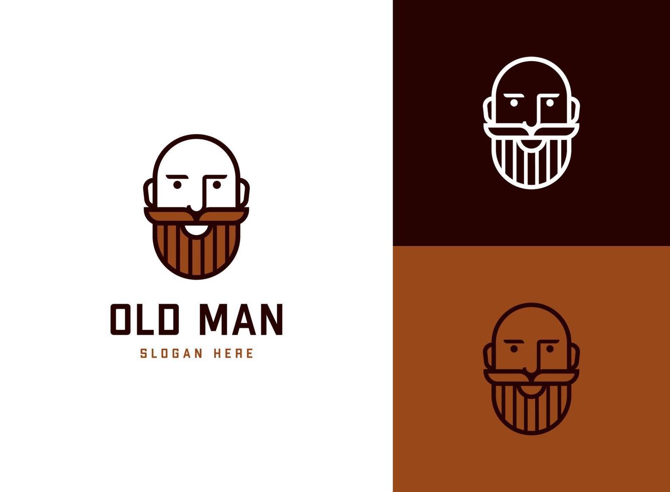 Old Man Logo vector