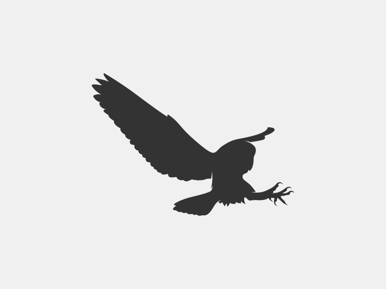 owl vector silhouette