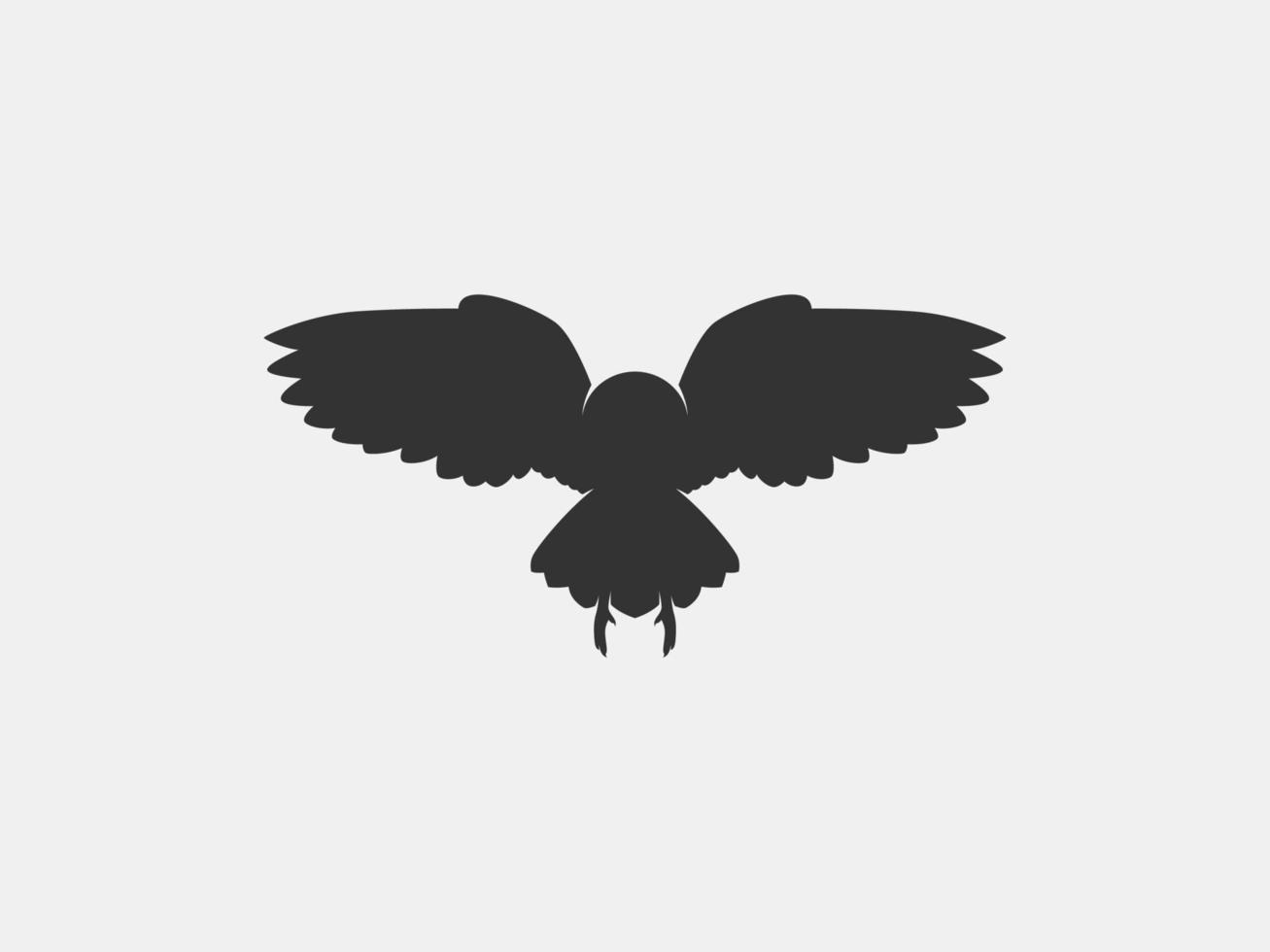 owl vector silhouette