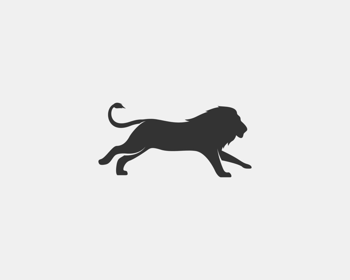 lion vector silhouette