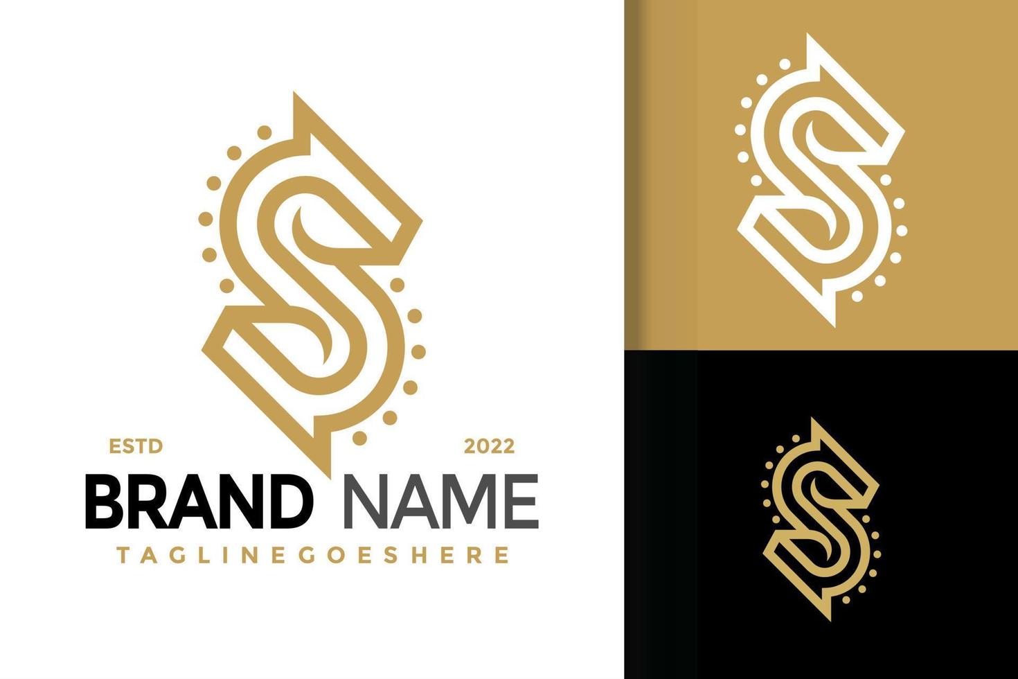 S Letter Horse Logo Design, brand identity logos vector, modern logo, Logo Designs Vector Illustration Template