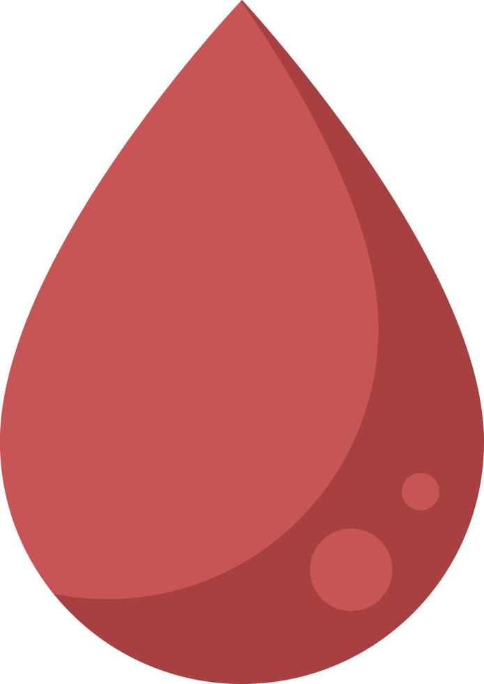 icono de ilustración de vector gráfico de gota de sangre