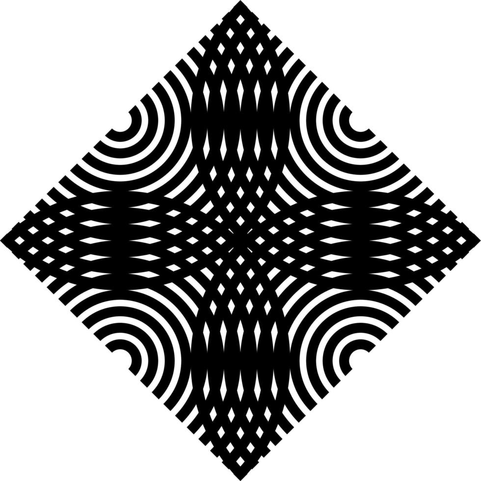 Seamless Half Circle Motif Pattern for Ornate, Decoration or Graphic Design Element. Vector Illustration