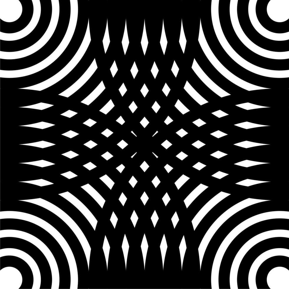 Seamless Half Circle Motif Pattern for Ornate, Decoration or Graphic Design Element. Vector Illustration