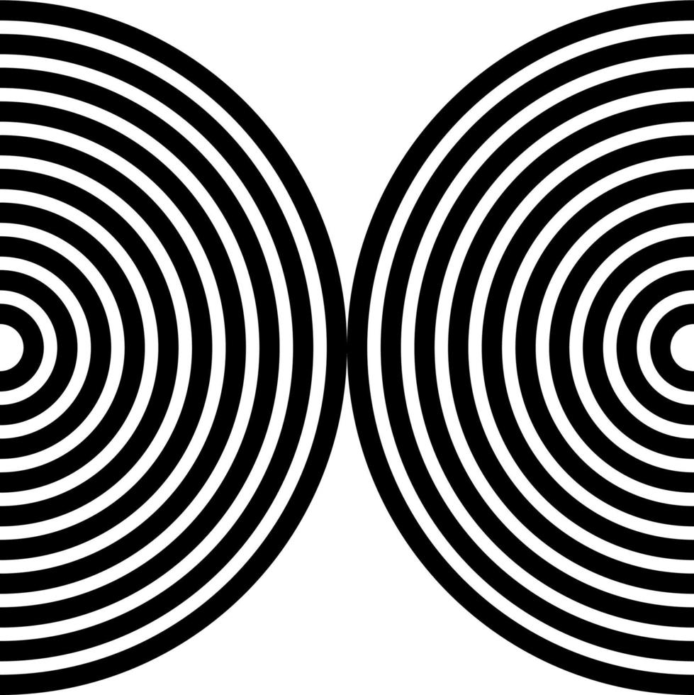 Seamless Half Circle Motif Pattern for Ornate, Decoration or Graphic Design Element. Vector Illustration