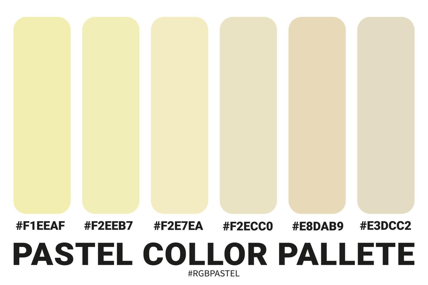 A Collection of Accurately Color Palettes with Codes, Perfect for use by illustrators vector