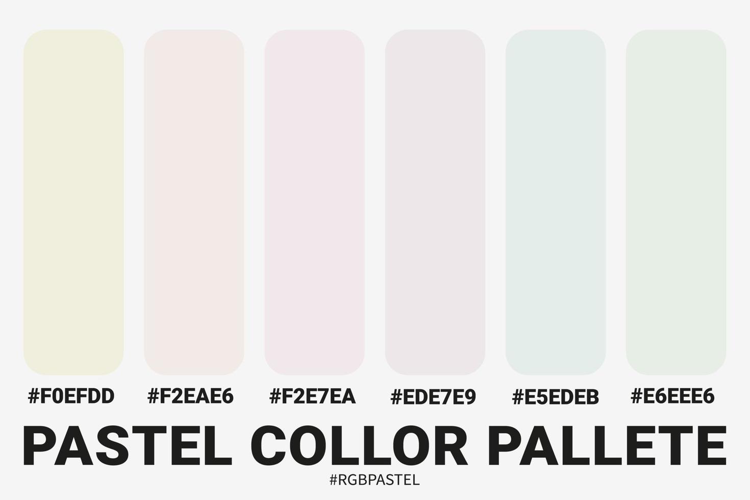 A Collection of Accurately Color Palettes with Codes, Perfect for use by illustrators vector