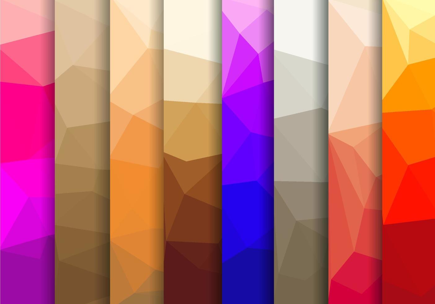 Set abstract background for presentations, creativity, design brochures and websites vector