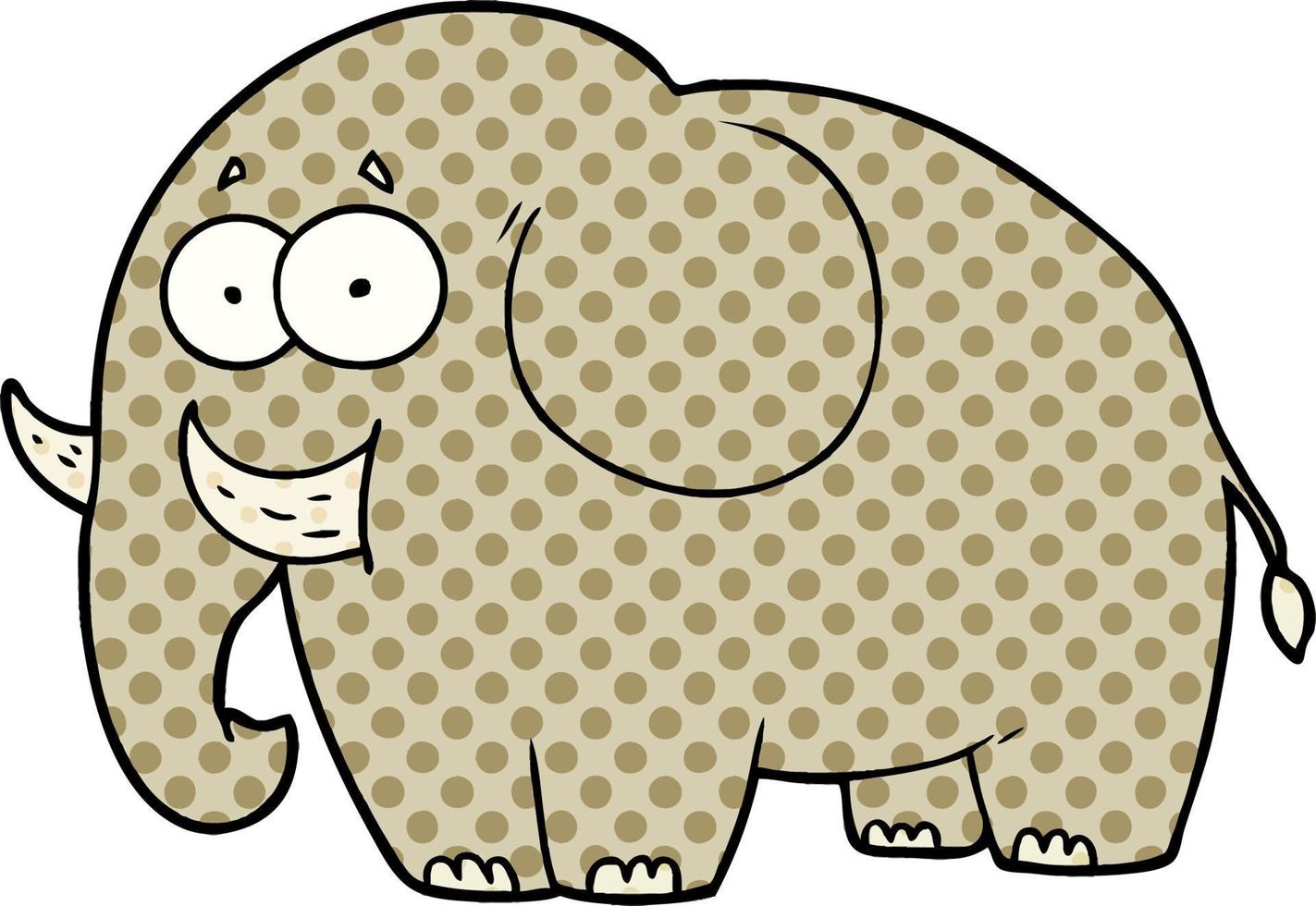 cartoon elephant character vector